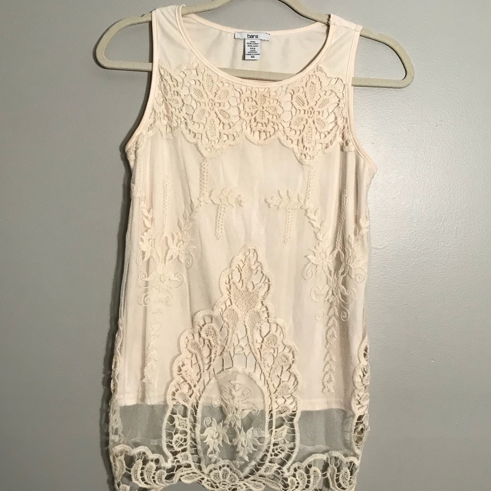 Bar lll Lacey Sleeveless Top